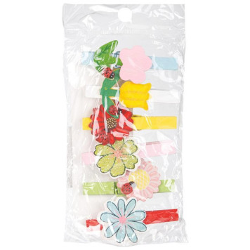 109015 Прищепки декоративные Park 'Цветы' 6 шт-4