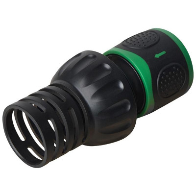 109078 Соединитель 3/4' с поддержой шланга и аквастопом