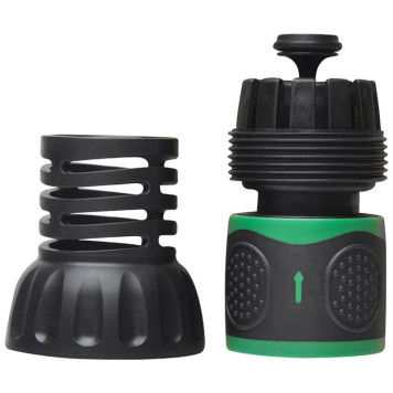 109078 Соединитель 3/4' с поддержой шланга и аквастопом-2