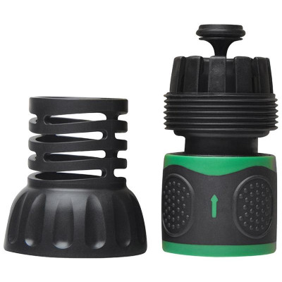 109078 Соединитель 3/4' с поддержой шланга и аквастопом-2