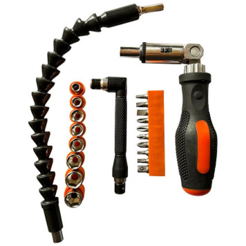 109103 Отвертка реверсивная с шарниром Park, 21 предмет