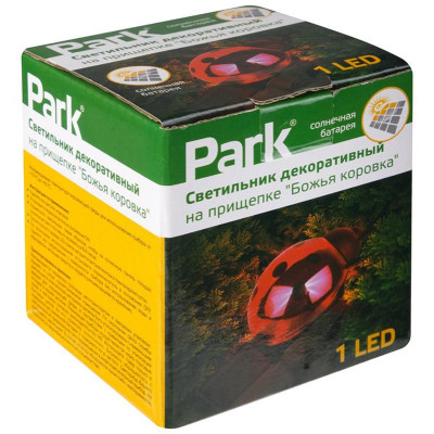 109157 Светильник декоративный на прищепке Park 'Божья коровка'-4