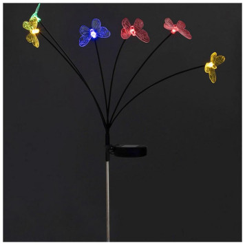 109248 Фонарь садовый на солнечной батарее 'Бабочки'