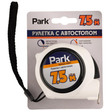 109627 Рулетка Park с автостопом 7.5мx25мм-2