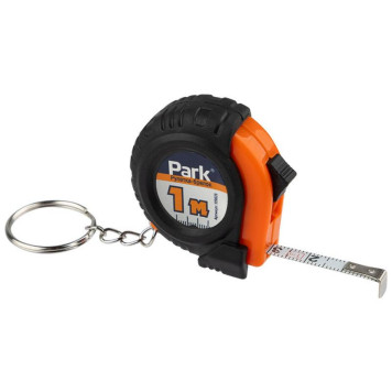109628 Рулетка-брелок Park 1м с прорезиненным корпусом-1