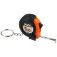 109628 Рулетка-брелок Park 1м с прорезиненным корпусом