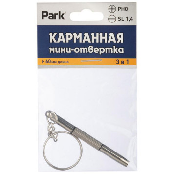 110046 Мини-отвертка карманная 3 в 1 Park-3