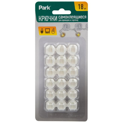 110693 Крючки самоклеящиеся Park 18 шт