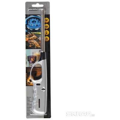 157821 Зажигалка газовая ECOS 68M-S-3