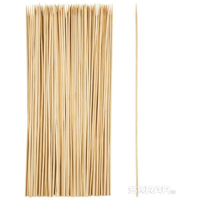 182532 Шампуры бамбуковые 30см (100шт/уп.)