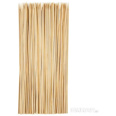 182532 Шампуры бамбуковые 30см (100шт/уп.)-1