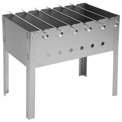 182542 Мангал ECOS сборно-разборный 400х240х350мм, 0.50мм с 6 шампурами-1