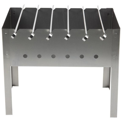 182542 Мангал ECOS сборно-разборный 400х240х350мм, 0.50мм с 6 шампурами-2