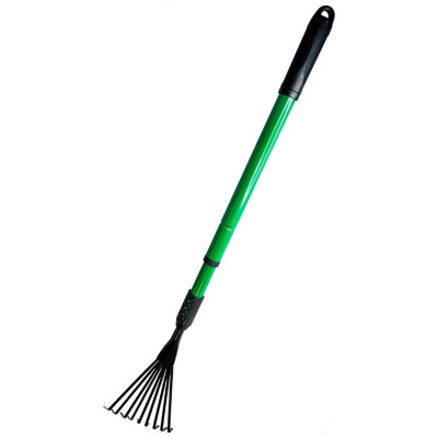 333760 Грабельки веерные 9-ти зубые с телескопической ручкой CTA101 D