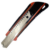 355027 Нож технический Park 18CUT27 лезвие 18мм, метал.напр., 2х комп.ручка, 3х стор.заточка, сталь