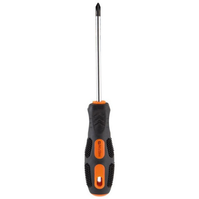 356008 Отвертка крестовая РН1х10см, двухкомпонентная рукоятка OTV008DK-2