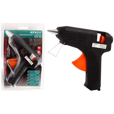 357116 Пистолет клеевой Engy EGG-40, с подставкой, 40 Вт
