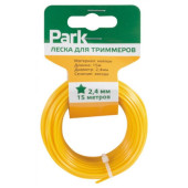 990591 Леска для триммеров Park 2,4мм, 15м, звезда 990591 Леска для триммеров Park 2,4мм, 15м, звезда