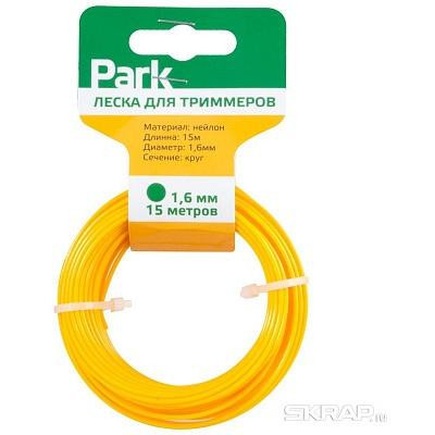 990594 Леска для триммеров Park 1,6мм, 15м, круг