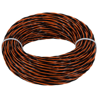 990640 Леска для триммеров двухкомпонентная перекрученная ' Шахматы' Park 2.4мм, 15м, квадрат