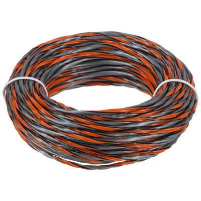 990649 Леска для триммеров трехкомпонентная перекрученная ' Ураган' Park 2.4мм, 15м, квадрат