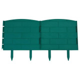 999144 Забор-бордюр декорат. универс. для клумб и грядок 5 секций l=1,2м, h=22см, КД-20/1 цвет в асс