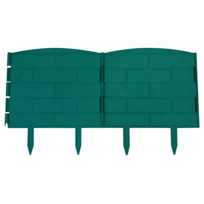 999144 Забор-бордюр декорат. универс. для клумб и грядок 5 секций l=1,2м, h=22см, КД-20/1 цвет в асс