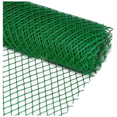 999327 Решетка садовая Park 20х20мм, 10х1м, темно-зелёная