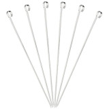 999715 Набор шампуров ECOS 450*10*0.7мм, угловой, без витка, 6шт