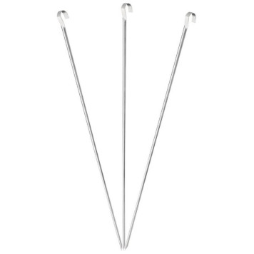 999716 Набор шампуров ECOS 560*10*0.7мм, угловой, без витка, 3шт