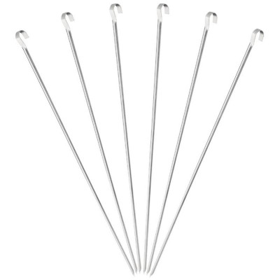 999717 Набор шампуров ECOS 560*10*0.7мм, угловой, без витка, 6шт