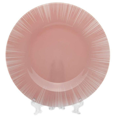 10328SLBD73 Тарелка упроч. Фокус 260мм розовая