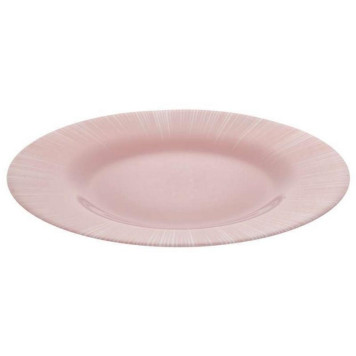 10328SLBD73 Тарелка упроч. Фокус 260мм розовая-1