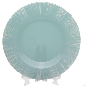 10328SLBD74 Тарелка упроч. Фокус 260мм голубая