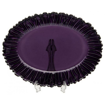 10547BD7 Блюдо АМЕТИСТ 250х190мм (в упаковке)