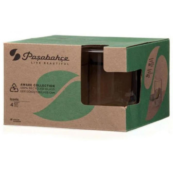 420112GRR Набор стаканов ICONIC 4шт 280мл зеленый-1