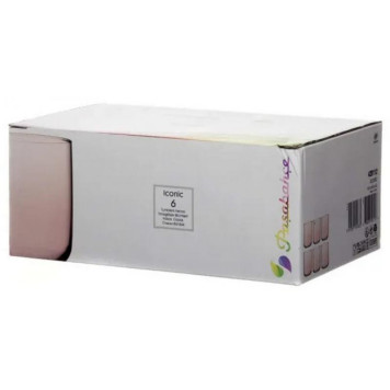 420112P Набор стаканов ICONIC 6шт 280мл розовый-1