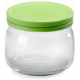 43002SLB Банка ЧЕШНИ 420мл с крышкой зеленого цвета