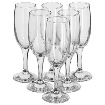 44419B Набор бокалов BISTRO 6шт 190мл (шампанское)-1