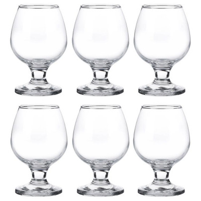 44483B Набор бокалов BISTRO 6шт 250мл (коньяк)-1