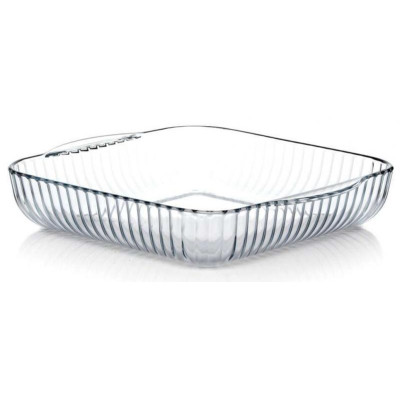 59394 Посуда для СВЧ форма квадратная б/крышки 3.2л