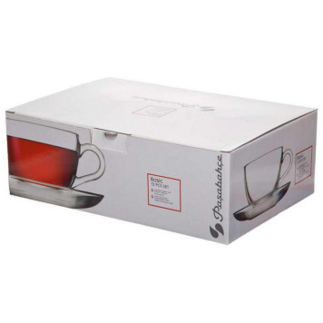 97948B Чашка с блюдцем БЕЙЗИК 6 персон 215мл-1