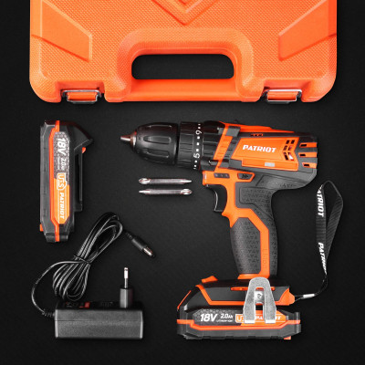 Дрель-шуруповерт аккумуляторная PATRIOT BR 181 UES (180201481)-12