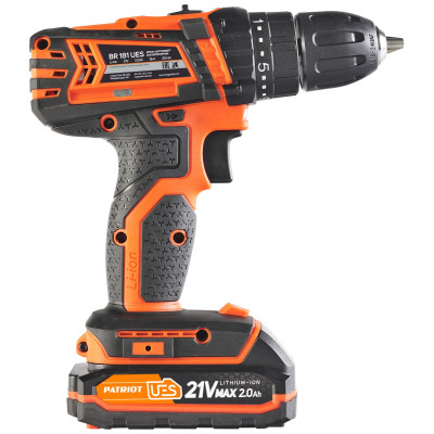 Дрель-шуруповерт аккумуляторная PATRIOT BR 181 UES (180201481)-17