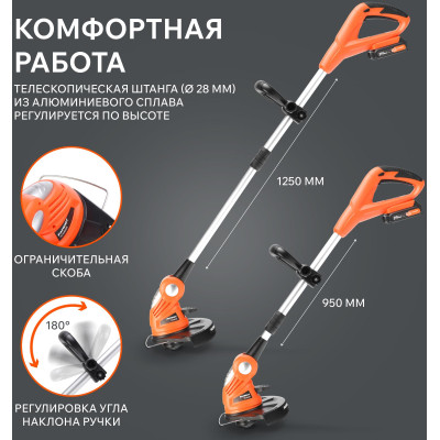 Триммер аккумуляторный PATRIOT TR 235 UES (250205235)-5