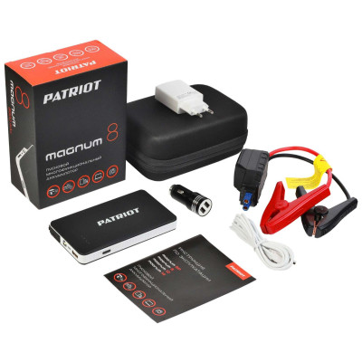 Пусковой многофункциональный аккумулятор PATRIOT MAGNUM 8 (650201608)-8
