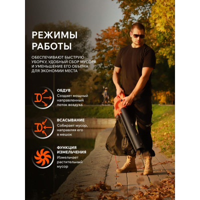 Воздуходувка-пылесос электрическая PATRIOT BV 2000 E (755302451)-4