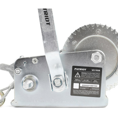 Лебедка ручная барабанная PATRIOT WH 1100 B (770000040)-3