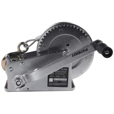 Лебедка ручная барабанная PATRIOT WH 1500 B (770000045)-2