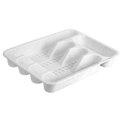 Лоток д/столовых приборов белый М 1142